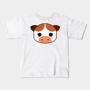 Cute Chocolate Milk Cow Kids T-Shirt